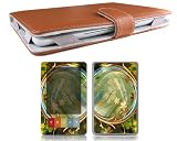 Bundle Monster Barnes & Noble Nook Synthetic Leather Case Cover Jacket + Skin Sticker + Screen Protector Ebook Accessories Combo - Fit 3G and Wifi Version
