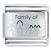Family 6 Member Gift Italian Charm