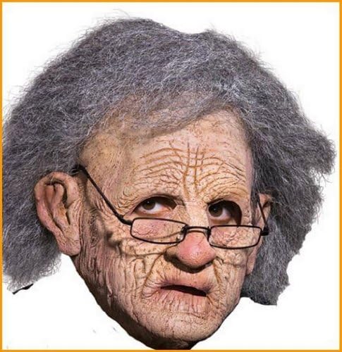 Halloween Masks Old Man Costume Mask