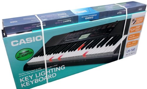 Casio LK-160 Key Lighting Keyboard System and Step Up Lesson 61-Key product image