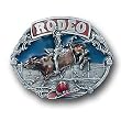 Rodeo Pewter Belt Buckle - Fan Shop Sports Team Merchandise