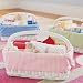 Pottery Barn Kids Sabrina Diaper Caddy & Gingham Liners