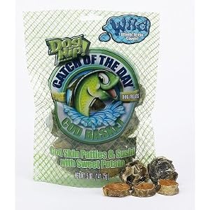 Cod Basket - Cod Skin and Sushi w  Sweet Potato Dog Treats (5 oz.) by 