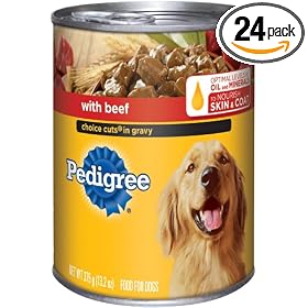 Pedigree Choice Cuts in Gravy with Beef Food for Dogs, 13.2-Ounce Cans (Pack of 24)