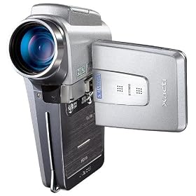 SANYO �f�W�^�����[�r�[�J���� Xacti DMX-HD1A �V���o�[ (�n�C�r�W����)