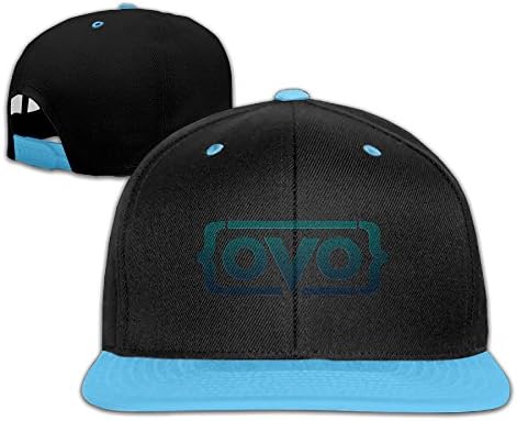 Contrast Drake OVO Logo Snapback Baseball Hat Kids RoyalBlue