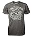 Harley-Davidson Mens Black Label T-Shirt, V-twin Short Sleeve Tee, Gray 30293148