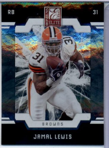 2009 Donruss Elite Football Card # 24 Jamal Lewis Cleveland Browns Mint Condition - Shipped In Protective ScrewDown Display Case!!