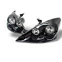 00-03 FOCUS HALO RALLY STYLE HEADLIGHTS - BLACK