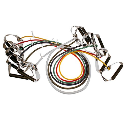 Thera-Band Exercise Tubing Kit with PVC Handles - 50
