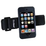 Tuneband, Grantwood Technology's Armband, Silicone Skin, and Screen Protector for iPod Touch 8GB/16GB/32GB/64GB (2nd and NEW 3rd Generation!), BLACK