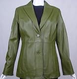 4011 Genuine Soft Supple Light Lambskin Real Leather Blazer - Laid Down Notched Collar - Two Button Closure Front - Curved Corner Edge - Polyester Lined - Slim Fit - No Insulation - Petite Regular Plus Size