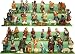 Complete Nativity Set , Sheperds, and Bethlehem Animals - Set Of Three - 4.5" Figurines - 47 Pieces