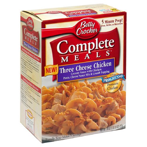 Betty Crocker Complete Meals, Three Cheese Chicken, 28-Ounce Boxes (Pack of 3) by Cheesy Chicken