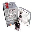 Mini Retro Fridge Silver