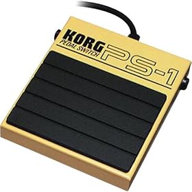 KORG PS-1 Single Momentary Pedal Footswitch for MIDI Keyboard