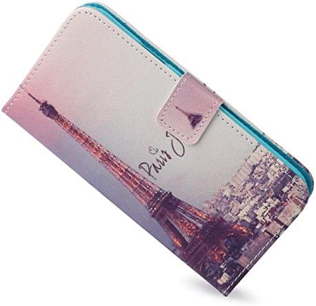 ACC5Star(TM) New Fashion Printed Flip Folio Stand Holder Card Slots Leather Wallet Case Cover Skin for Samsung Galaxy S Duos GT-S7562 + High Quality Random Color Stylus + 10*15 Cm Green Soft Clean Cloth with Logo (No12)