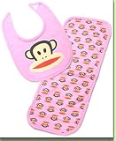 Paul Frank Bib & Burp Cloth 2-Piece Set - blue, one size