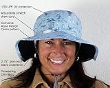 Aqua Design Aqua Shield Camouflage Fishing Hat +50 UPF Sun UV Protection Bucket Hat