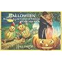Halloween: Romantic Art and Customs of Yesteryear Postcard Book