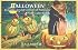 Halloween: Romantic Art and Customs of Yesteryear Postcard Book