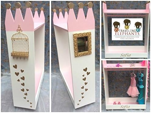 Dress up station, Dress up storage, Costume organizer, Children's wardrobe, Princess Closet