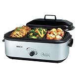 Review MetelWare  / Nesco 18-qt. Silver Roaster Oven With Nonstick Cookwell and 3-pc. Buffet Kit