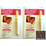 Renoir x2 Brush It Away Instant Hairline Touch-up Medium Brown + 7in Brilliance Comb