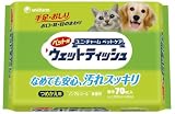 ペット用 ウェットティッシュ つめかえ用70枚