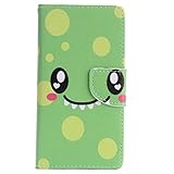 Zeebox Huawei P8 手帳型 ケース カバー [生涯補償付き] 高品質 落下防止 保護カバー カード収納 スタンド機能 マグネット式 Huawei P8 対応 (グリーン)