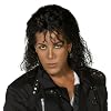 Original Michael Jackson Bad Per�cke Kost�m Schwarz
