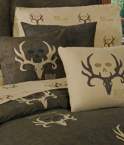 Bone Collector Tan Square Pillow