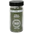 Morton & Bassett Organic Dill Weed, .8-Ounce Jars (Pack of 3)