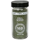 Morton & Bassett Organic Dill Weed, .8-Ounce Jars (Pack of 3)