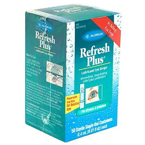 Refresh Plus Lubricant Eye Drops, 50 0.01 Fluid Ounce (0.4 ml