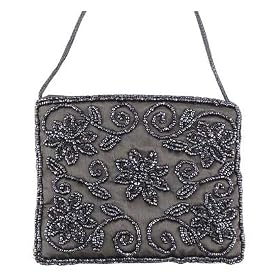 Click here to buy Metallic Gray Coin cosmetic Purse [Clearance] by Nvie Designs.