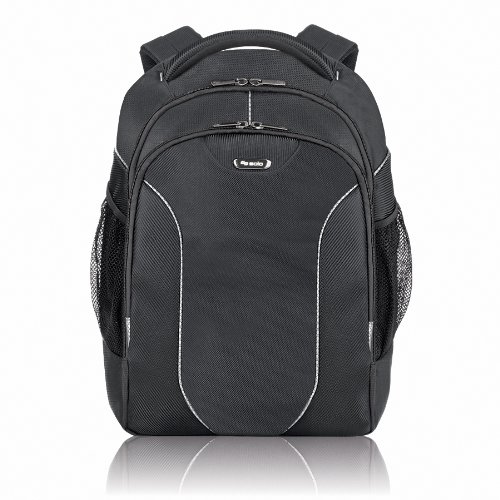 SOLO Sentinel Collection Laptop Backpack, Holds Notebook Computer up to 17.3 Inches, Plus e-Reader, iPad or Netbook, Black, RMR701-4