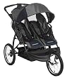 Baby Trend Double Jogger Stroller in Grey and Navy
