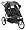 Baby Trend Double Jogger Stroller in Grey and Navy