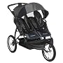 Baby Trend Double Jogger Stroller in Grey and Navy