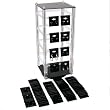 Earring Display Revolving Counter Top W/ 100 Cards