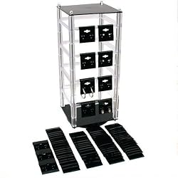 Earring Display Revolving Counter Top W/ 100 Cards