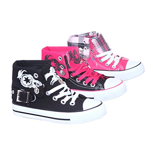 High Top Sneakers Lace up Hi Canvas Skate Shoes for KIDS
