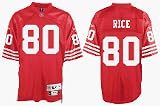 Jerry Rice 1990 San Francisco 49ers #80 Gridiron Classics Premier Throwback Reebok NFL Football Jer