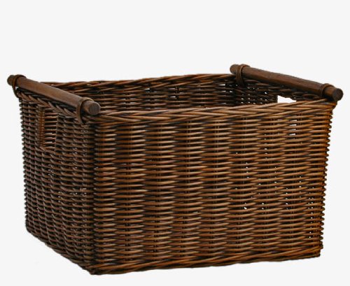 The Basket Lady Deep Pole Handle Storage Basket