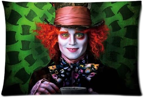 Alice in Wonderland Mad Hatter(Johnny Depp) Pillowcases 20x26 Inch