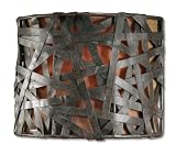 Uttermost 22463 Alita  1 -Light Wall Sconce, Rust Black Finish