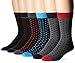 Ben Sherman Men's Six-Pack Oliver Crew Socks
