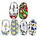 Infants Toddler Soft Warm Plush Cozy Fuzzy Cartoon Animal Slippers Booties Non-Slip Lined Socks/Shoes - A22-L