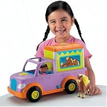 Fisher-Price Dora Travel and Care Pony Trailer